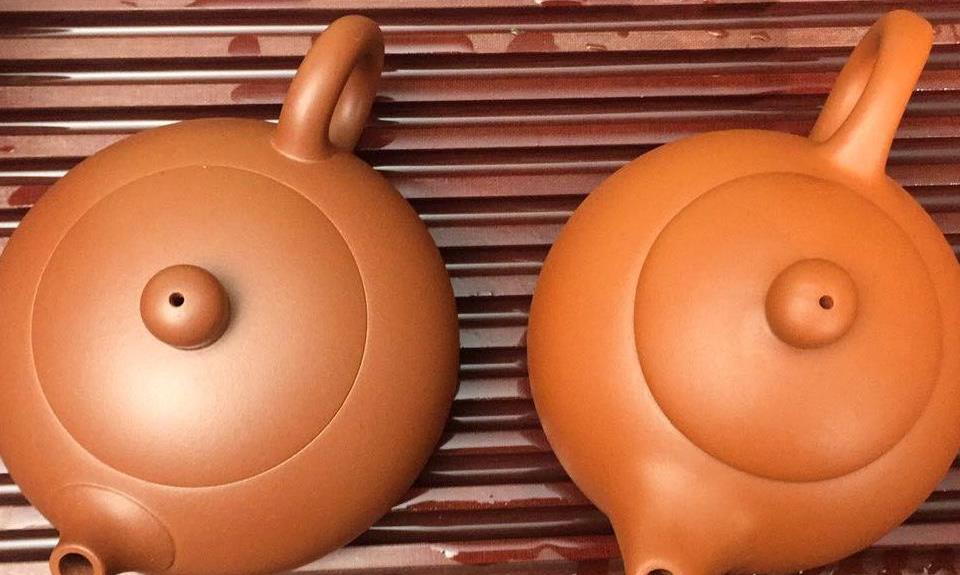 壶友问答：实拍图对比真紫砂和化工壶的差异太大！