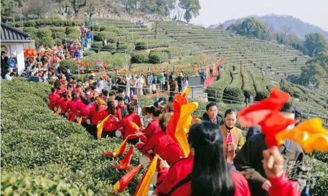 ”惊蛰节气,西湖边翁家山村“喊山祭茶”