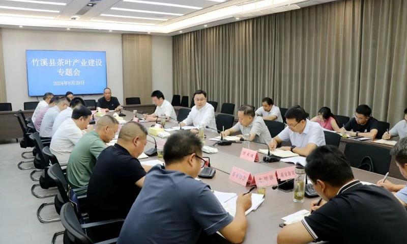 许庆一专题研究茶叶产业建设发展工作