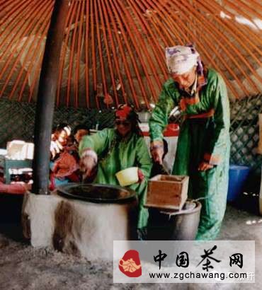 蒙古族与茶