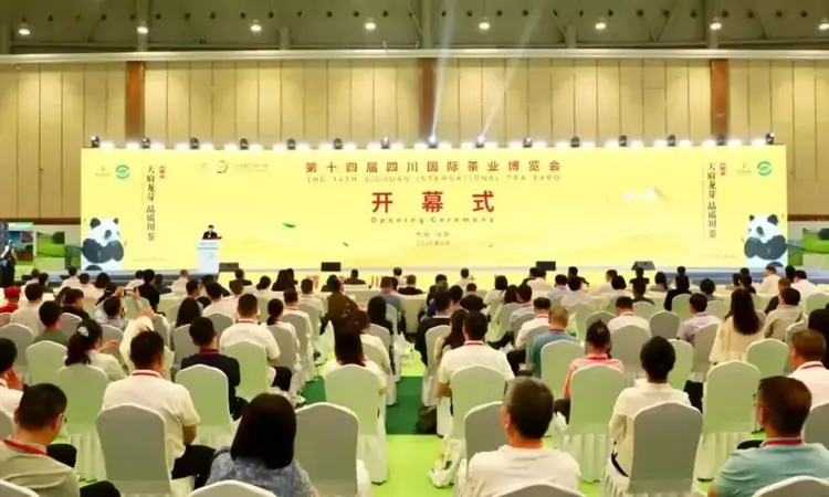 品荣县茉莉花茶饮料 荣县茶陶亮相四川茶博会