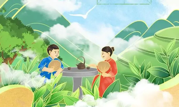 天天学习｜“茶”字拆开，就是“人在草木间”