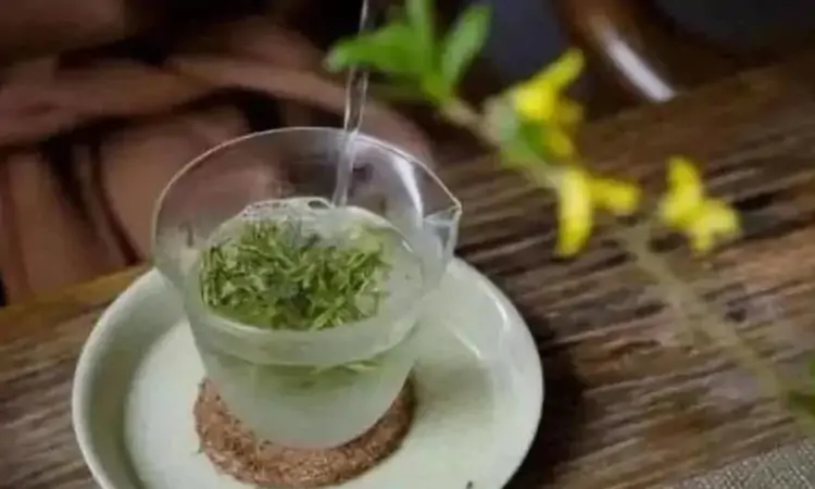 《镜花缘》众才女绿香亭品尝鲜叶茶的故事